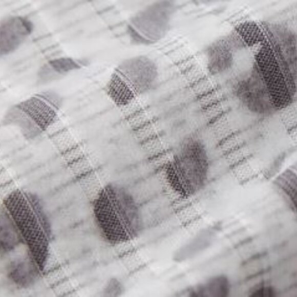 Halara Mid Rise Drawstring Ruffle Hem Leopard Print Lounge Shorts - Picture 3 of 4